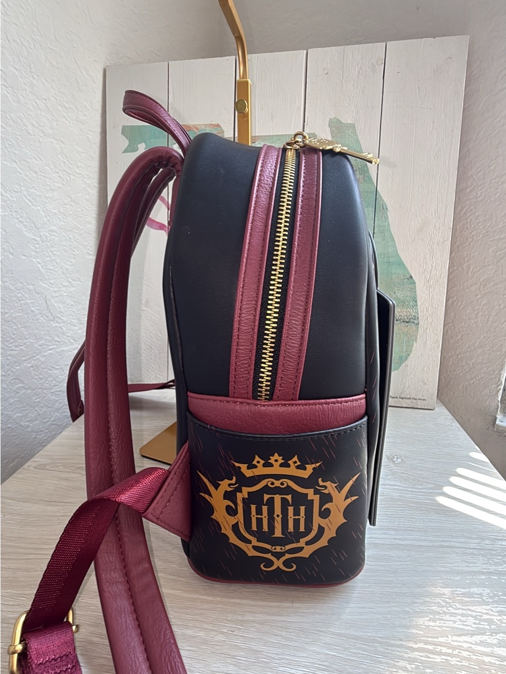 New with tags Loungefly Hollywood Tower of Terror backpack - Picture 6 of 9